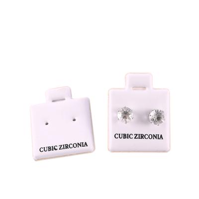 China Wholesale Logo Custom Earring Cards Ring Factory Manufacture Jewelry Packaging Show Cards Jewelry Display Cardboard for sale