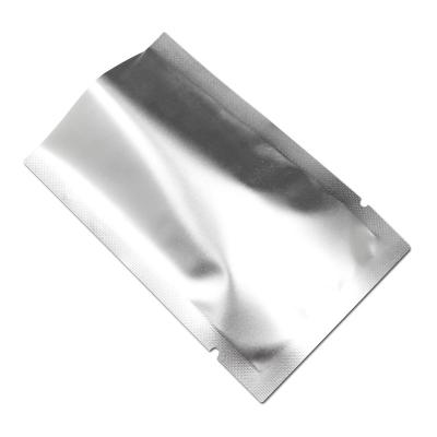 China Recyclable Silver Color Mylar Heat Seal Bag Aluminum Foil Vacuum Sealed Bag For Food Packaging for sale