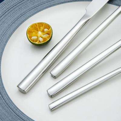 China Sustainable stainless steel cutlery set dinner knife+dinner fork+dinner spoon+teaspoon for sale