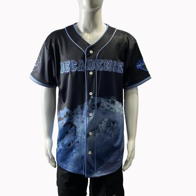 China Wholesale Plus Size Men's Custom Yankees Team Patriotic Team Button Down Embroidery Sublimation OEM Baseball Tank Top for sale