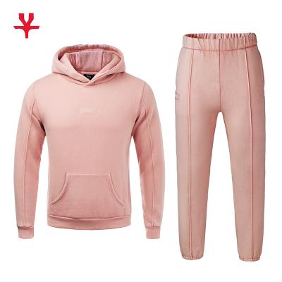 China Anti-Wrinkle Teams Women Tracksuit Hoodies Sweatshirt And Sweatpants Casual Sports 2 Pieces Set Sweatsuits for sale