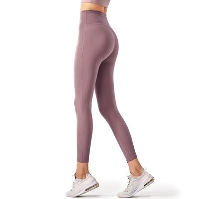 China Breathable Fabric Nylon Soft Breathable Gaiters Womens Workout Yoga Stretch Reflective Pants for sale