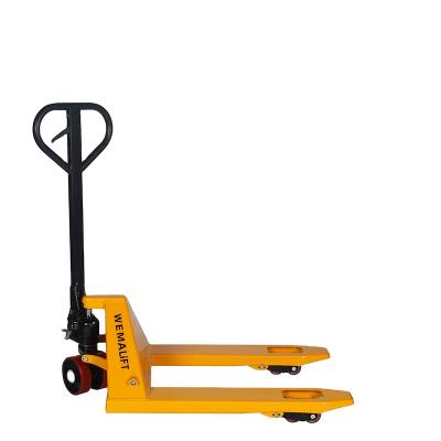 China Promotional Good Quality Hotels Forklift 2500kg Portable Manual Hand Pallet Truck Hydraulic Jack for sale