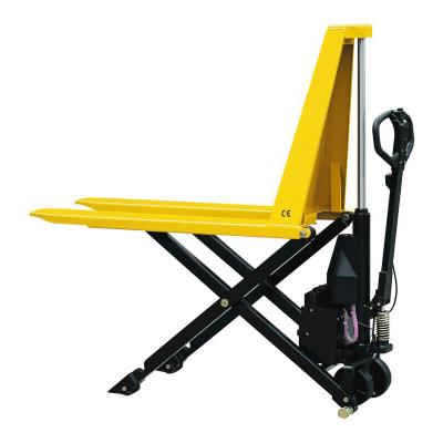 China Hotels Wholesale 1000kgs Laber High Quality Savings Electric High Lift Eurolift Pallet Truck Battery Operated Pallet for sale