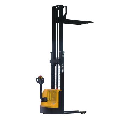 China High Quality Electric Walking Forklift Stacker Pallet Hotels Electric Full Automatic Stacker for sale