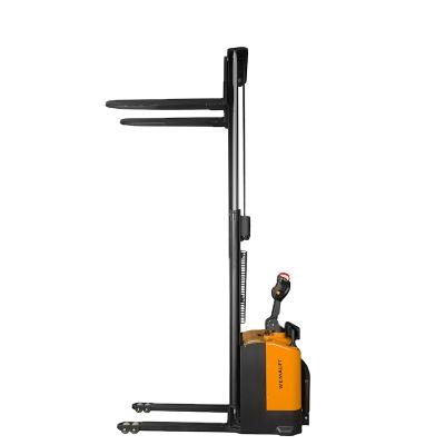 China Hotels Guaranteed Quality Suitable Price Full Stacker 1.6-4m Electric Walking Deck Stacker for sale