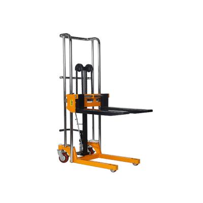 China Hotels Wholesale Customized Good Quality Hand Stacker Lift Manual Forklift Pallet Stacker for sale