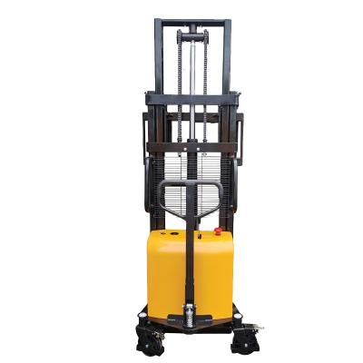 China Hotels Used Super Small Warehouse And Market Stacker Semi-electric Walking Stacker for sale