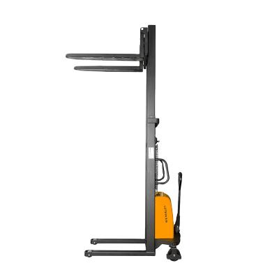 China Hotels Original Factory Wholesale Semi-electric Pallet Truck Stacker for sale