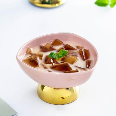 China Nordic Creative Net Red Disposable Ice Cream Cup Ceramic Dessert Sugar Water Bowl Ceramic Porcelain Bowls for Kitchen Salad Bowl for sale