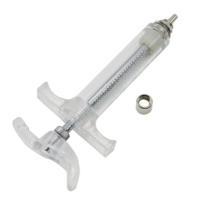 China Disinfection 10ml Repeatable Manual Bird Propellant Birds Drencher Hand Injector Syringe For Feeding for sale