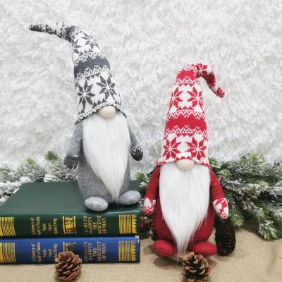 China Christmas Decoration Selling Christmas Gift No Face Gnome Santa Claus Plush Christmas Elf Doll for sale