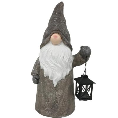 China Christmas Decoration Christmas Decoration Champagne MgO Candle Lanterns Santa Claus No Face Gnome Elf for sale