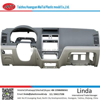 China New product steel design spare parts plastic auto dash panel part mould, CHINA TAIZHOU HUANGYAN high quality auto dash panel mold for sale