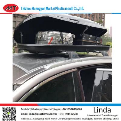 China OEM new design steel car auto roof luggage box mould/travel carrier auto crate, SUV roof box cargo carrier mould/CHINA TAIZHOU HUANGYAN machining for sale