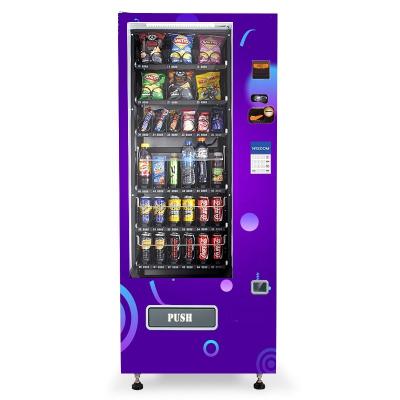 China 180-600ML Drinks Latest Large Capacity Self Serve Spiral Vending Machine for Resort Hotel School Cinema Cinema Mall Pharmacy for sale