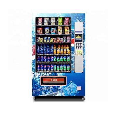 China Combo Snack and Drink Vending Machine with LCD Monitor 240-600PCS for sale