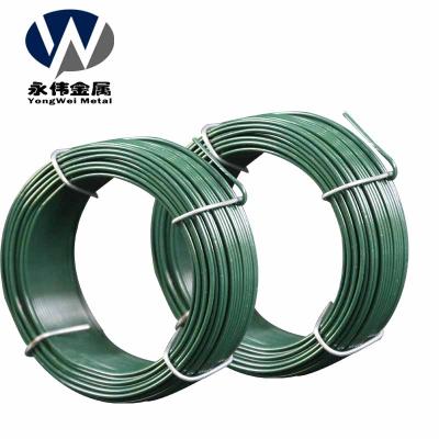 China Wrapping wire or hottest low carbon steel soft tie wire plastic coated pvc wire binding tie wire for sale