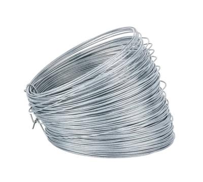 China Loop Tie Wire Factory Supply Galvanized Steel Wire 1.3mm Oval Binding Wire for sale