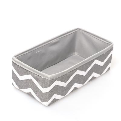 China Viable Baby Toy Box Collapsibile Cube Organizer Cloth Canvas Home Storage Bins Basket for sale