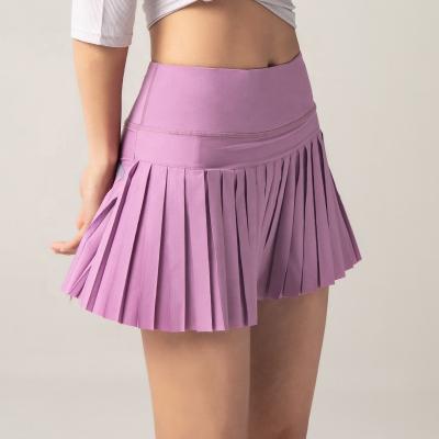 China RIMS OEM Summer Sports Fitness Shorts Advanced Gym Pleated Skirt Golf Tennis Skirt With Pocket for sale