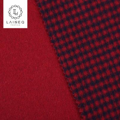 China Houndstooth STOCK New Products 10 Years Experience Houndstooth 70% Wool Fabric For Overcoats for sale