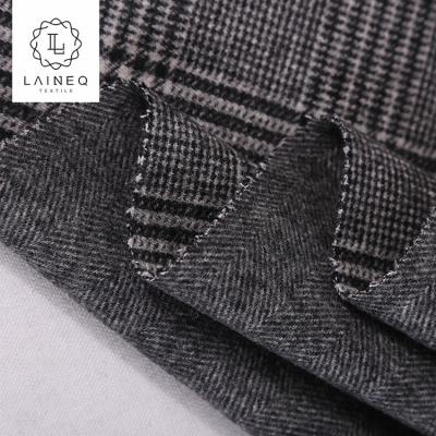 China Throat Plaid STOCK 10 Years Experience Thick Heavy Throat Plaid Wool Velvet Fabric For Overcoats for sale