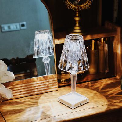 China 1-3 PCS Modern Acrylic Table Lamp Decoration Desk Lamps for Bedroom Bedside Bar Crystal Lighting Fixtures Gift LED Night Light for sale