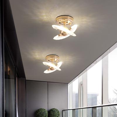 China Outdoor Mounted Indoor Lighting Decorative LED Crystal Ceiling Lights Kitchen Dining Tables Aisle Aisle Hallway Stairs Ceiling Lights for sale