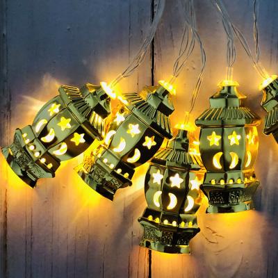 China Firm On (If Need Flash Function.just contact us) LED Ramadan Lights 10 Led Ramadan Lanterns Warm Lighting Decorations Kareem Islamic Decor Holiday Lighting for sale