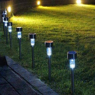 China 10PCS/Lot LED Solar Garden Ground LED Light Outdoor Lawn Lighting Solar Powered Underground Lights for sale