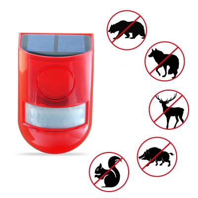 China Residential Solar Sound and Alarm Light Motion Sensor 110 Decibel Siren Strobe Security Sound Vigilant Instant Warning Alarm System for Farmhouse Villa for sale