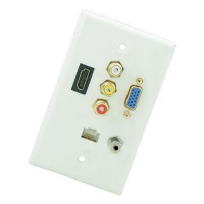 China Standard Size Single Wall Plate Single Wall Plate Wall Strip Multimedia Front Plate for sale