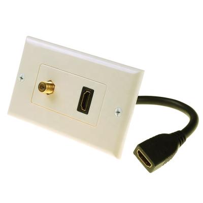 China Residential / General Purpose HDMI Wall Cable Cover Ivory, White Or Customerized for sale