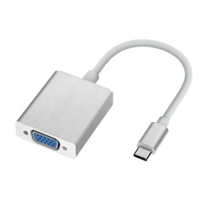 China High Quality Computer Converter Cable Usb Male Female Type C To VGA Adapter Converter for sale