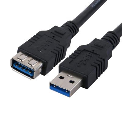 China High Speed ​​Computer Homes USB 2.0 Extension Cable USB Extension Black Male A To A Female M F Extender Cord Data Cable for sale