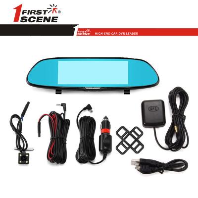 China Firstscene C08 7 ​​Inch Dual Touch Screen Car Camera 3G Android GPS Navigation Dash Cam FS-C08 for sale