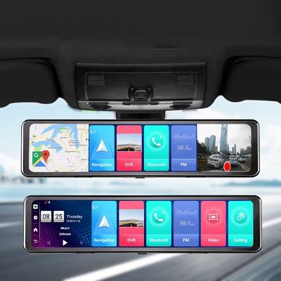 China NIGHT VISION Android 8.1 4G+32G 4G 12 Inch Car Rear View Mirror Stream Media Camera GPS Navi Dash Cam Dual 1080P Car Dvr ADAS Night for sale