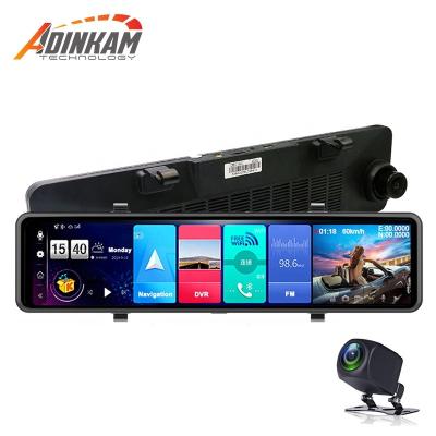 China NIGHT VISION Firstscene 1080P Dash Cam 12 Inch Dual Stream Media View Mirror Android 4G FHD Lens Car DVR Rear Camera With GPS ADAS WIFI for sale