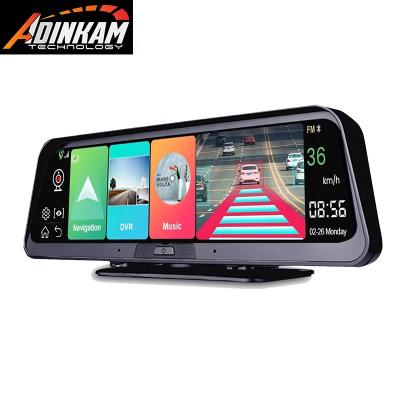 China Bluetooth Firstscene 10 Inch IPS Car DVR Dual Camera GPS 4G Android 8.1 ADAS FHD 1080P Dash Cam Lens Car Dash VCR for sale