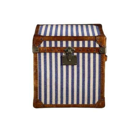 China Viable Airline Hothead Canvas Storage Trunk Paris for sale