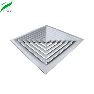 China Contemporary Aluminum Supply Air Diffuser Square Air Diffuser For HVAC Air Diffuser System for sale