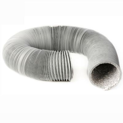 China Rectangular Heat Resistant Aluminum HVAC Ventilation PVC Air Duct Heat Resistant Pipe Rectangular Flexible Duct for sale