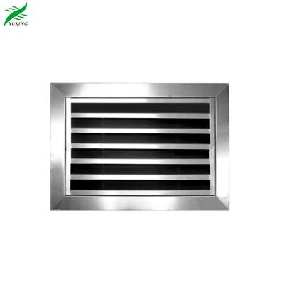 China Modern Stainless Steel Door Hinged Vent Return Grill With Washable Filter for sale