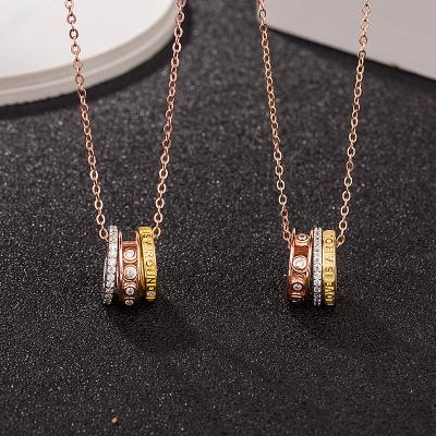 China The other administration fashion factory wholesale three in one female 925 Sterling Silver Love Letter Love necklace jewelry for sale