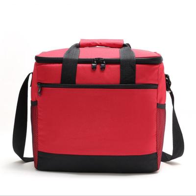 China Waterproof Portable Lunch Bag Cooler Bag Thermal Insulated Picnic Food Storage Bags 9L Shoulder Lunch Box Tote Travel Picnic Handbag for sale