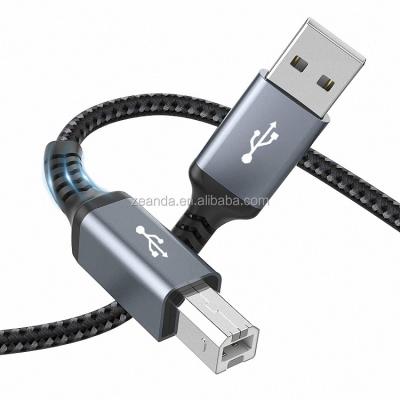 China USB 2.0 USB 2.0 USB Printer Cable Type A to B Scanner Fast Charging Cable Hi Speed, High Speed ​​Compatible with HP, Canon, Epson, Dell, Samsung, etc. for sale