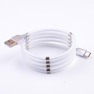 China Charging + Data Sending New Design Magnetic Type USB C Charger Cable Fast Charging Cable For Mobile Phone for sale