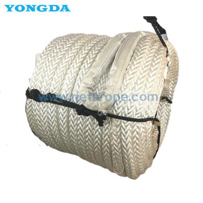 China Abrasion-Resistant 12-Strand Polyethylene Rope For Ship Towing for sale