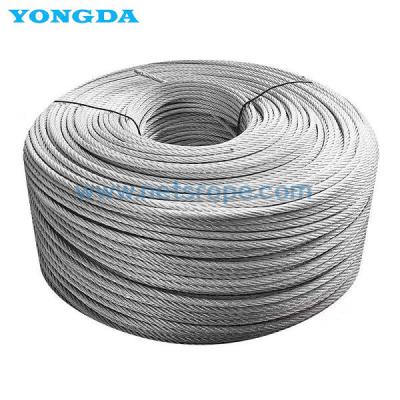 Chine 26mm 3 x 7 ont galvanisé des cordes de fil d'acier se rouillent preuve pour la rambarde de route à vendre